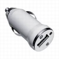 Chargeur de voiture blanc USB 4S 4 3GS 3G iPOD 