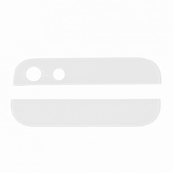 Vitre arrière haut et bas blanc pour iPhone 5