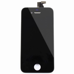 Vitre tactile noire+ écran lcd pour iPhone 4S