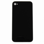 Vitre Arrière sur chassis noir sans logo pour iPhone 4S  