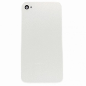 Vitre Arrière sur chassis Blanc sans logo pour iPhone 4S  